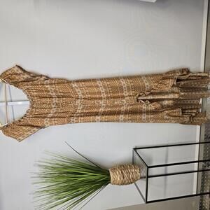 VICI‎ High Low, off the shoulders, pheasant Women's Maxi Dress XL